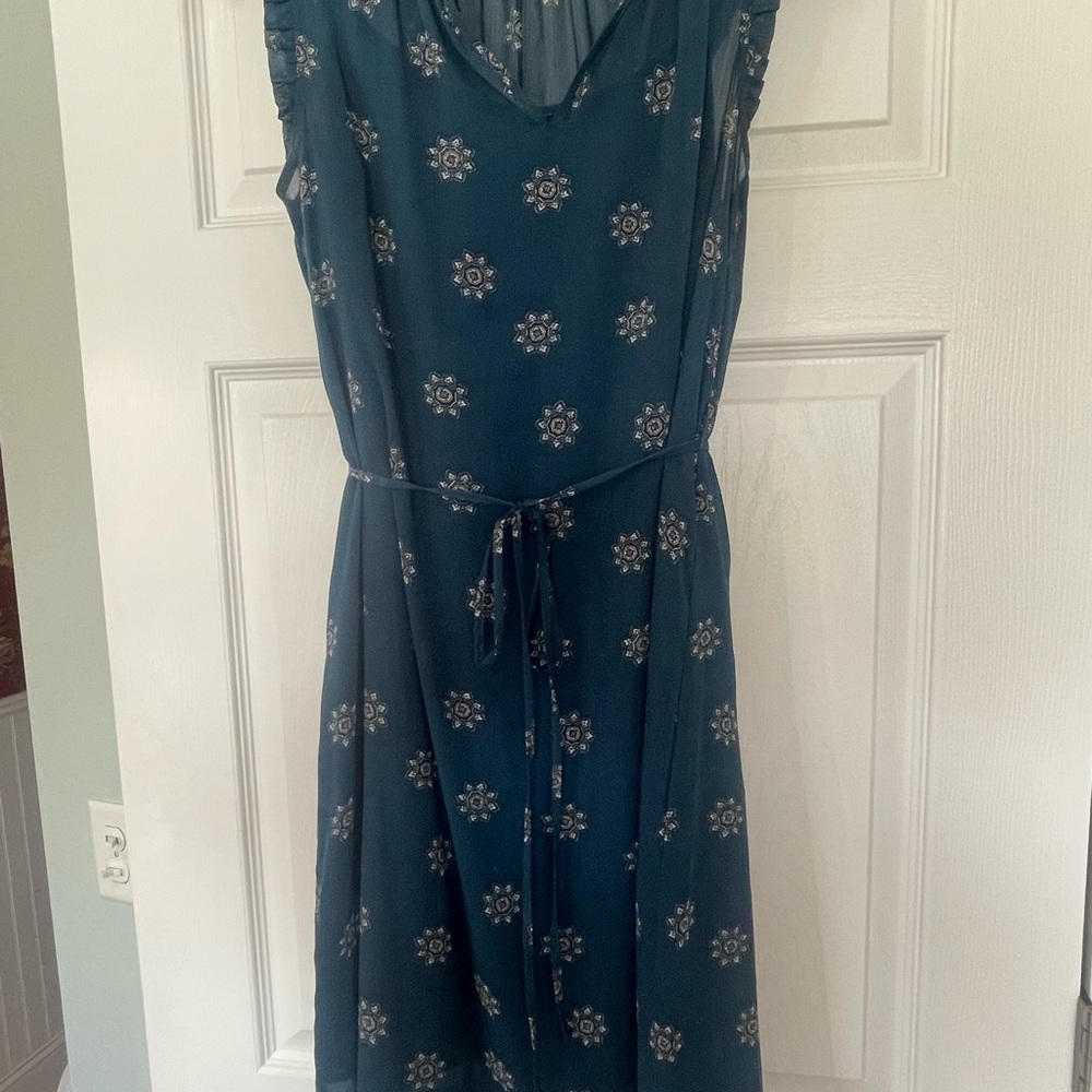 Ann Taylor Loft Blue (turquoise) Dress